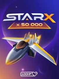 StarX crash game at F-1111 COM